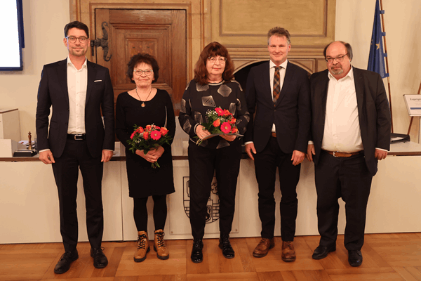 Stadt Altenburg ehrt zwei engagierte Frauen für ihr außergewöhnliches Ehrenamt (Foto: Stadt Altenburg)