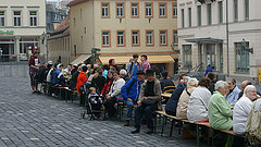 Essen auf dem Altenburger Markt