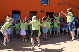 Viel Spaß hatten die Kinder beim Tag der offenen Tür im Kindergarten Starkenberg (Foto: Erik Müller)
