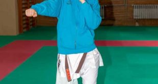 Talina Titz beim Sports Karate Camp in Dänemark (Foto: Sakura Meuselwitz)