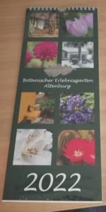 Kalender mit Motiven aus dem Botanischen Erlebnisgarten Altenburg