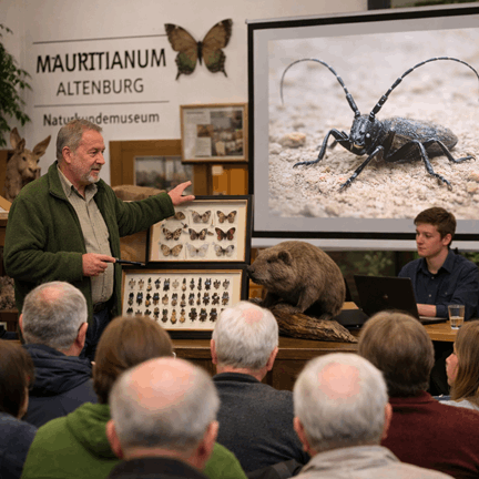 Symbolbild Vortrag (KI generiert)