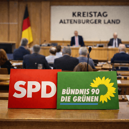 Kreistag Altenburger Land Symbolbild AI