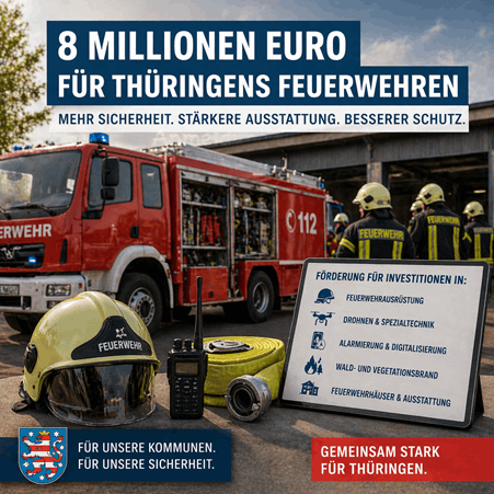 Fördermittel für den Brandschutz und die Allgemeine Hilfe / Symbolbild AI