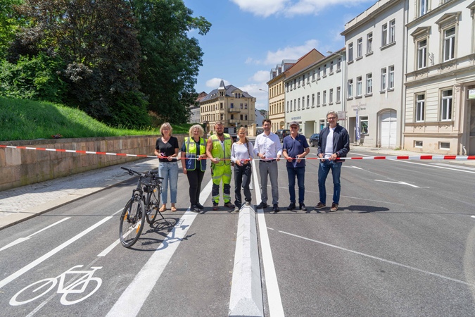 Gabelentzstraße in Altenburg wieder freigegeben (Foto: Franziska Ebert )